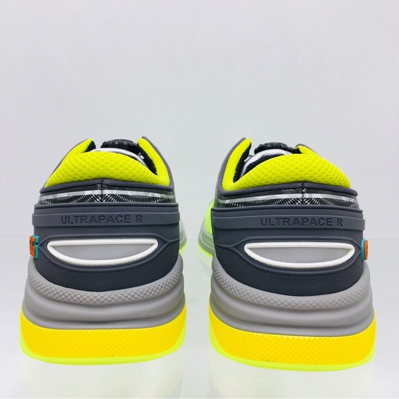 Gucci Ultrapace R Sneakers- Yellow/ Grey- 623109 - Picture 8 of 14